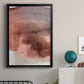 Red Ochre Abstract II - Modern Framed Canvas Print