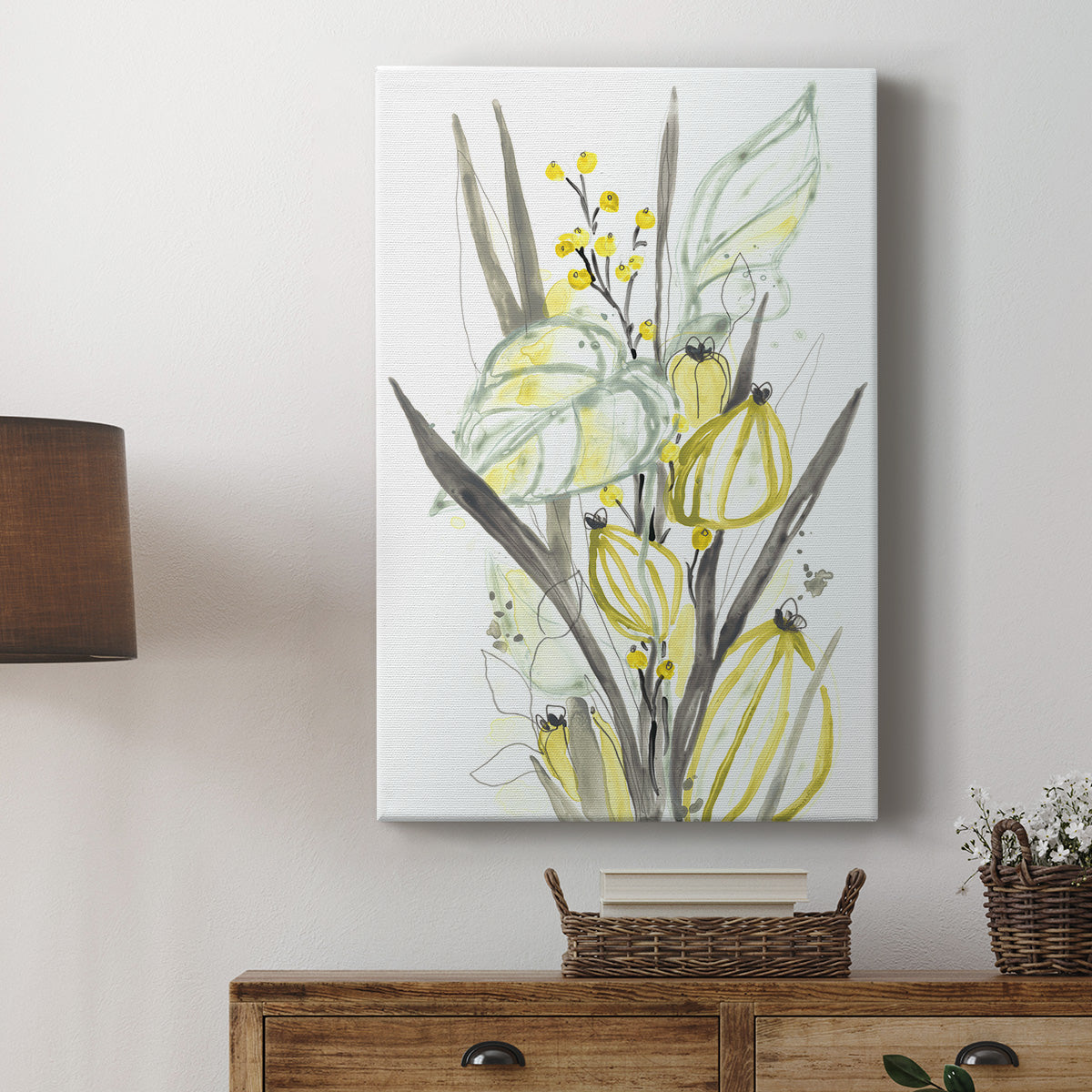 Ethereal Citron II Premium Gallery Wrapped Canvas - Ready to Hang