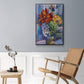Modern Bouquet - Floater Framed Canvas Print