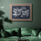 Foliage on Navy III Premium Framed Canvas- Ready to Hang