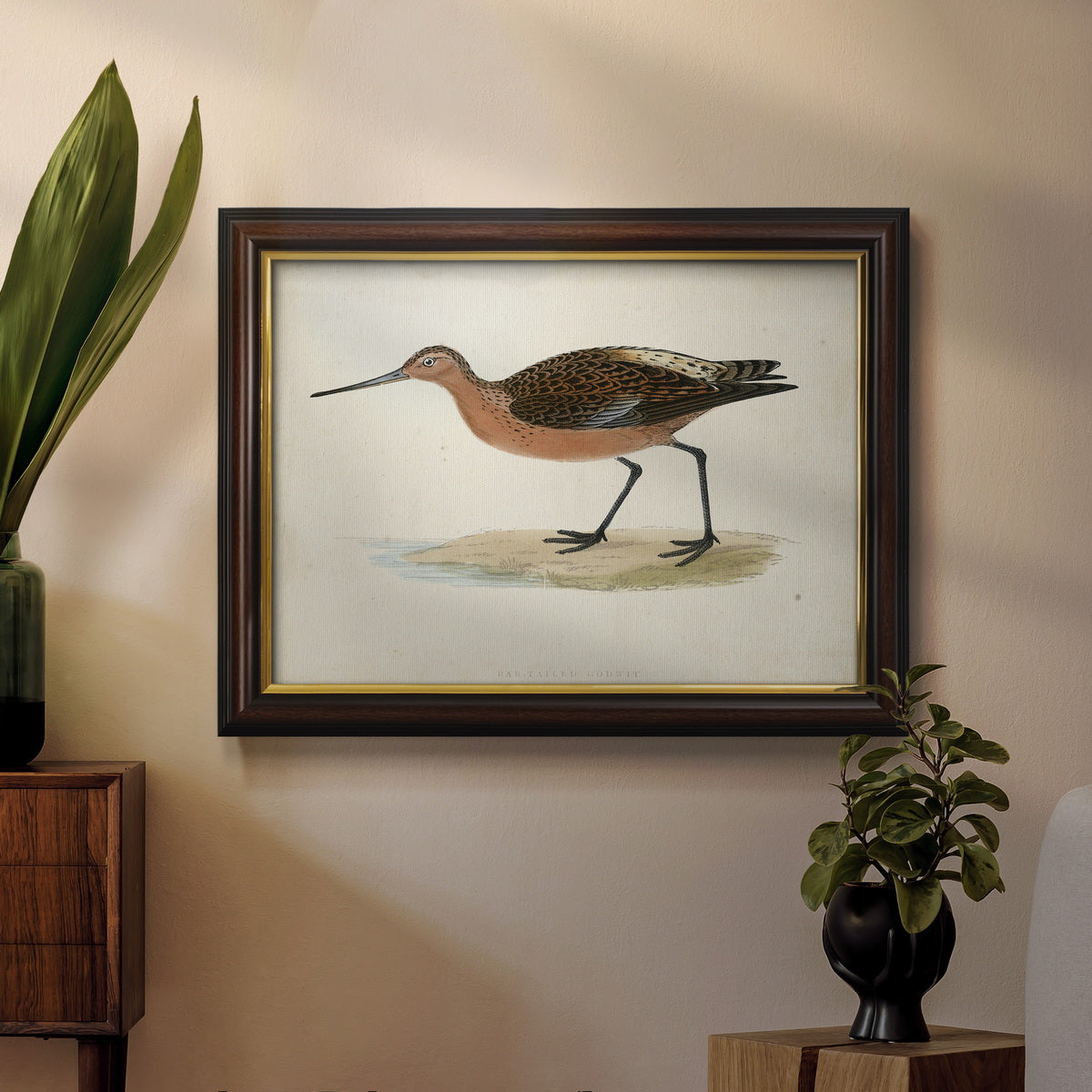 Morris Sandpipers II Premium Framed Canvas- Ready to Hang