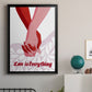 Groovy Love I - Modern Framed Canvas Print