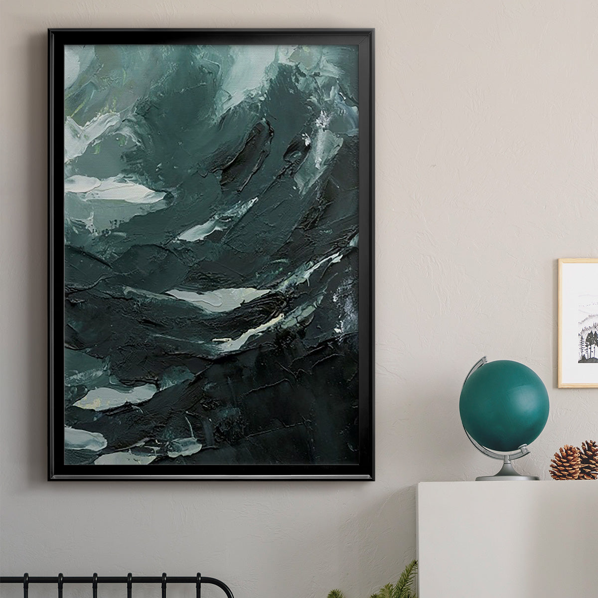 Lost in the Sea II - Modern Framed Canvas Print