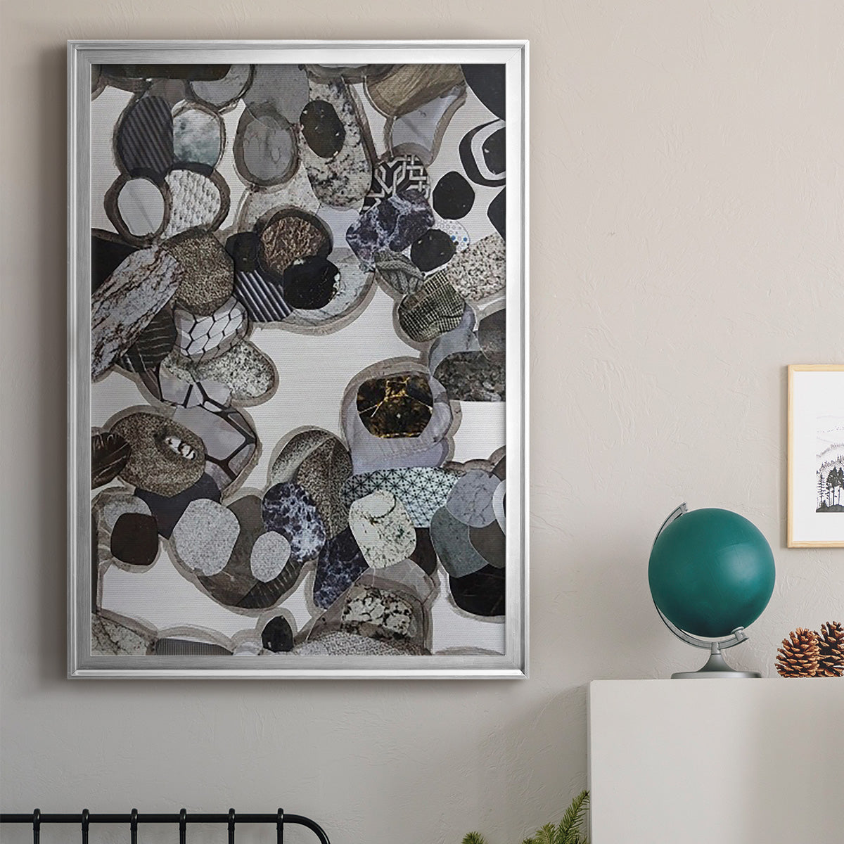 Egyptian Desert - Modern Framed Canvas Print