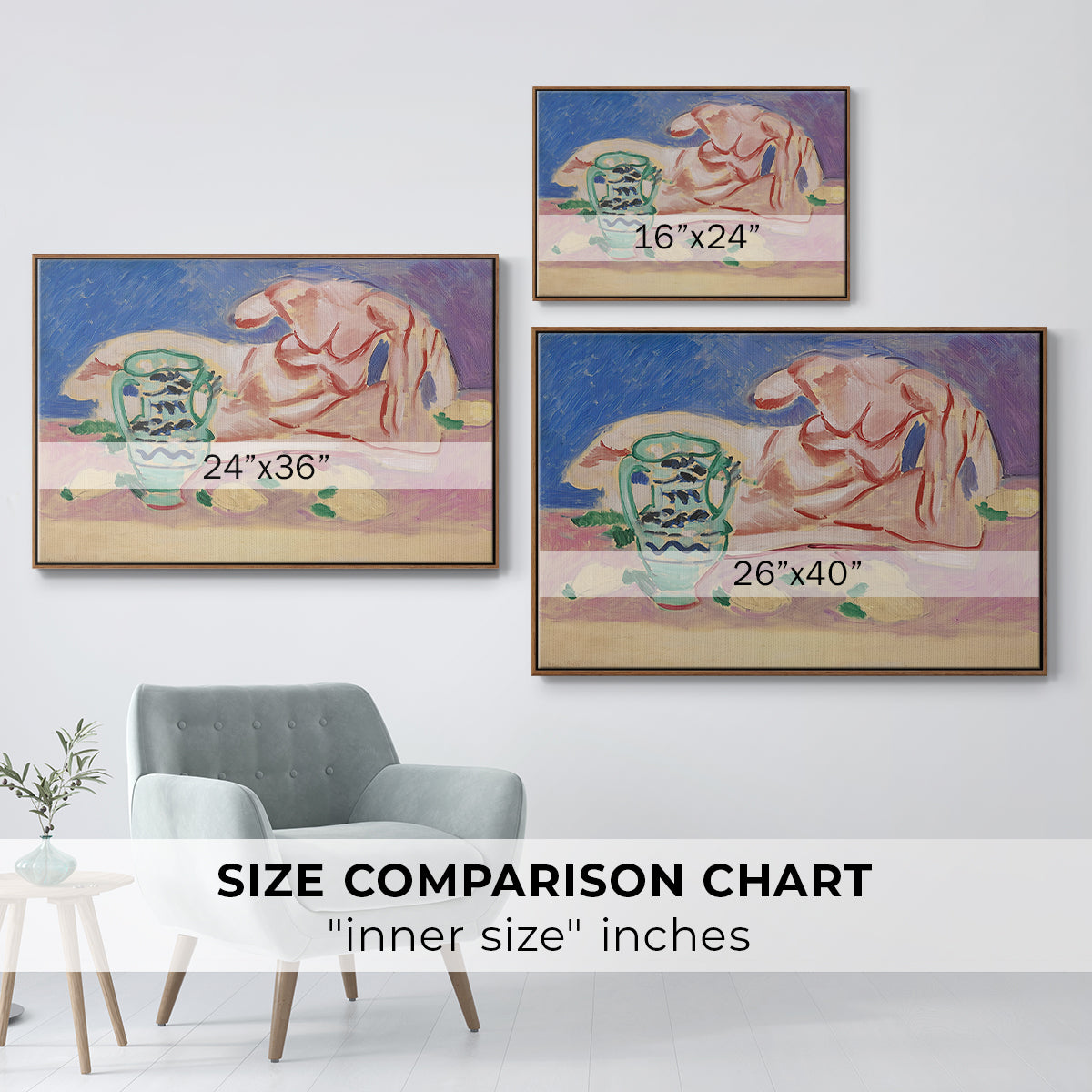 Ilyssus from the Parthenon, 1908 - Floater Framed Canvas Print