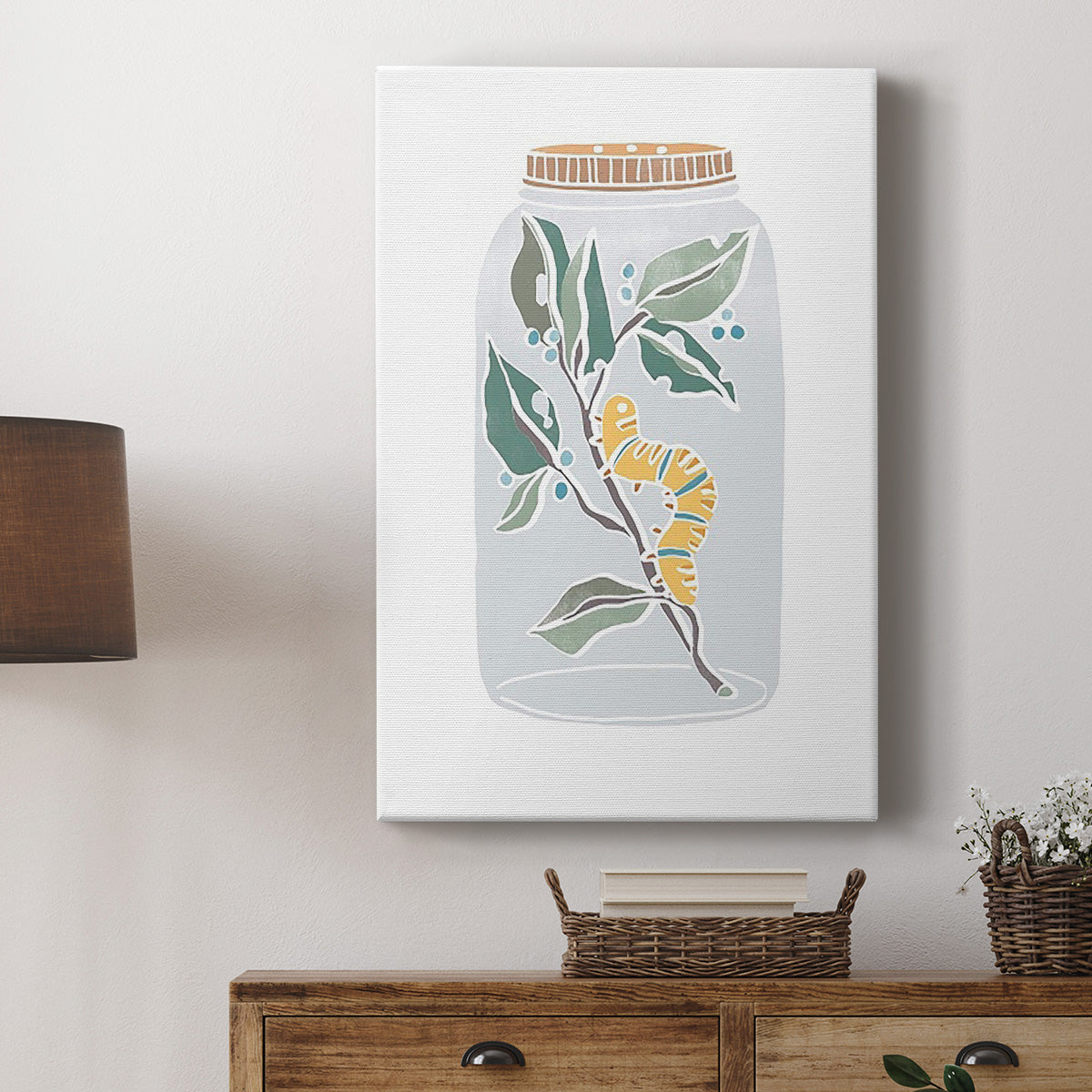 Nature Jar I Premium Gallery Wrapped Canvas - Ready to Hang