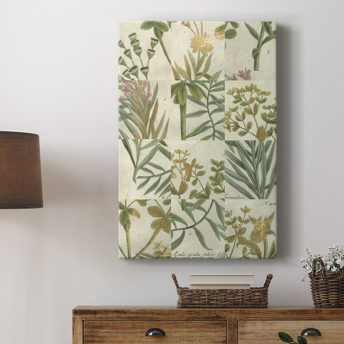 Garden Grid II Premium Gallery Wrapped Canvas - Ready to Hang