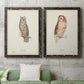 Scops- Eared Owl - Premium Framed Canvas 2 Piece Set - Ready to Hang