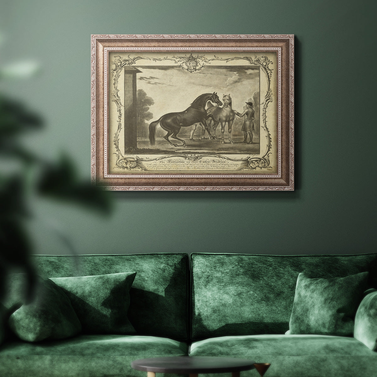 Distinguished Horses III Premium Framed Canvas- Ready to Hang