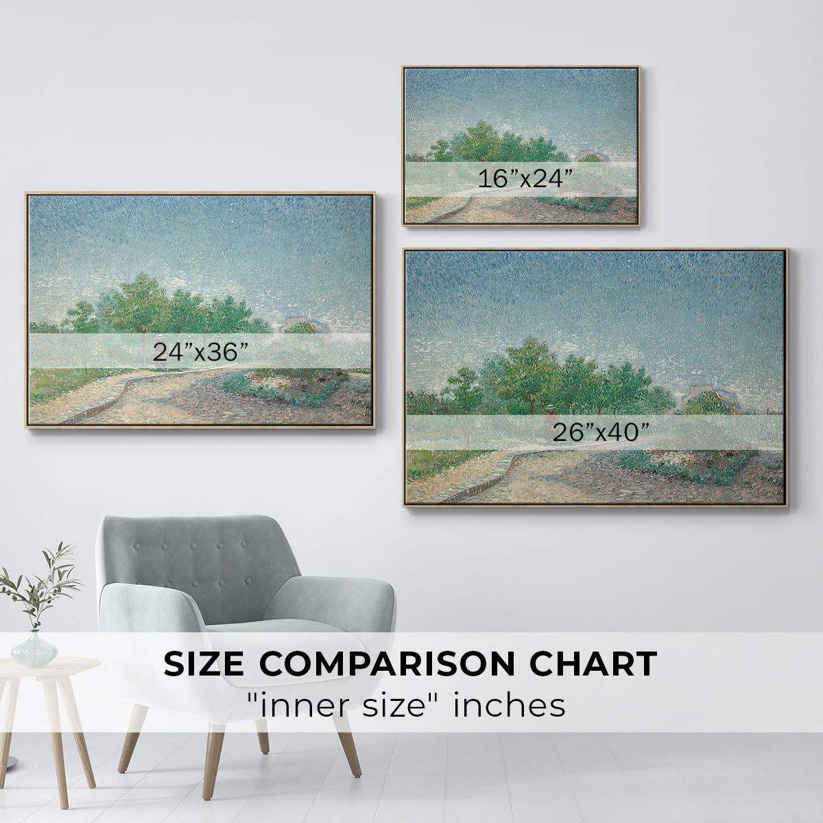Square Saint-Pierre, Paris, 1887 - Floater Framed Canvas Print
