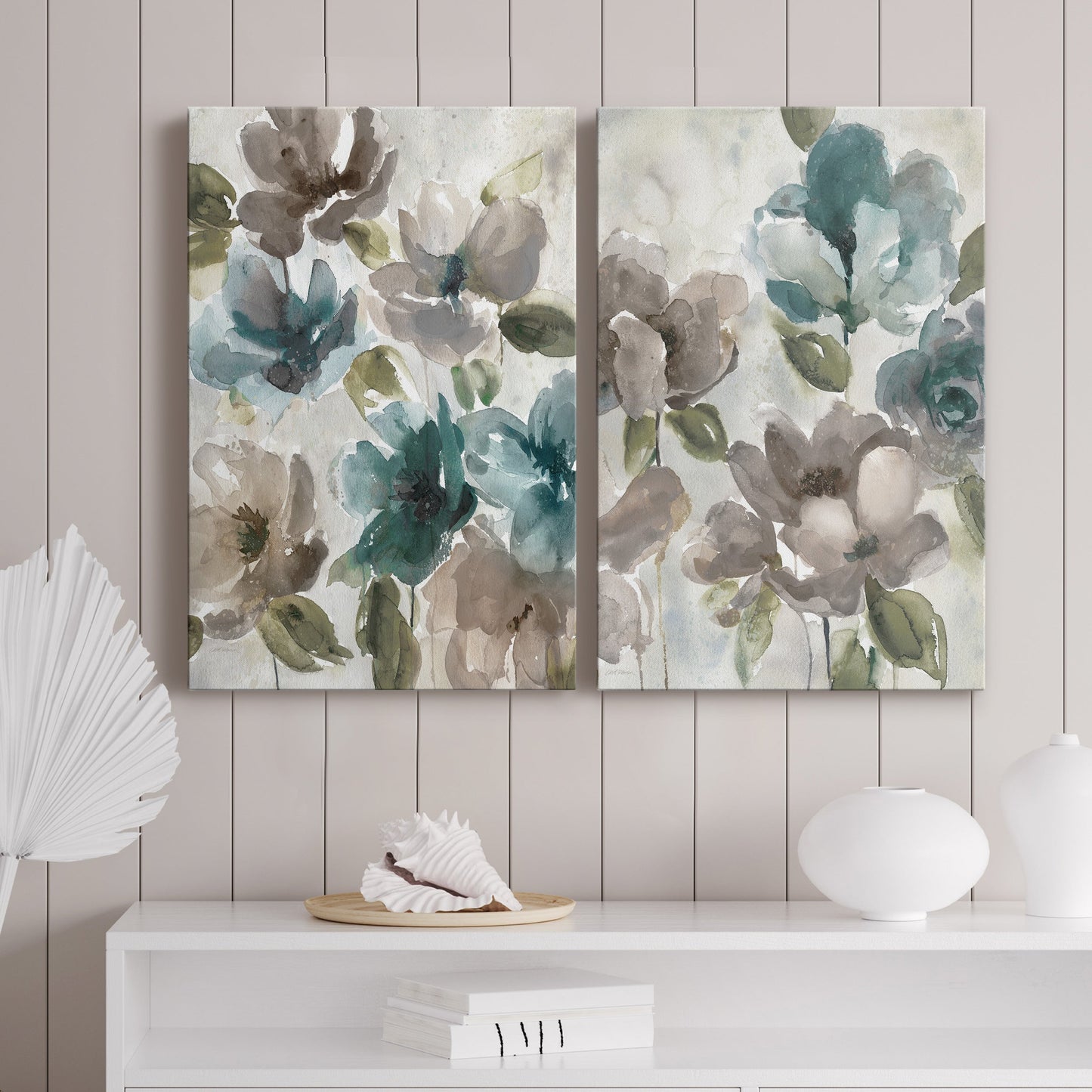 Topaz Garden I Premium Gallery Wrapped Canvas - Ready to Hang