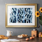 True Blue Wave I - Modern Framed Art Print