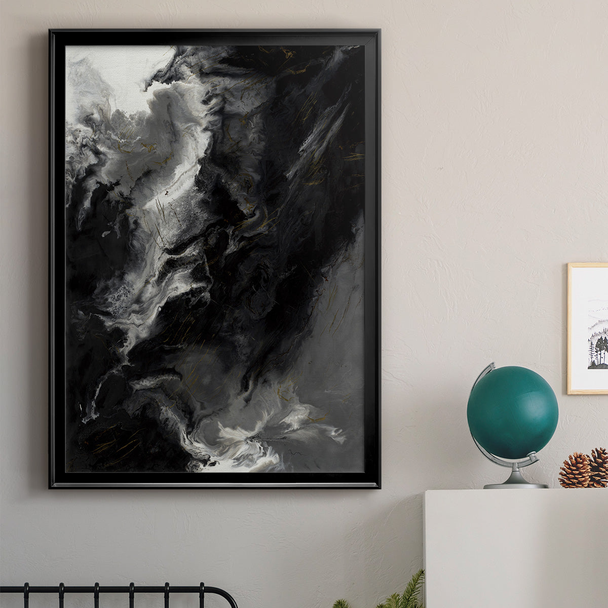 Changes - Modern Framed Canvas Print