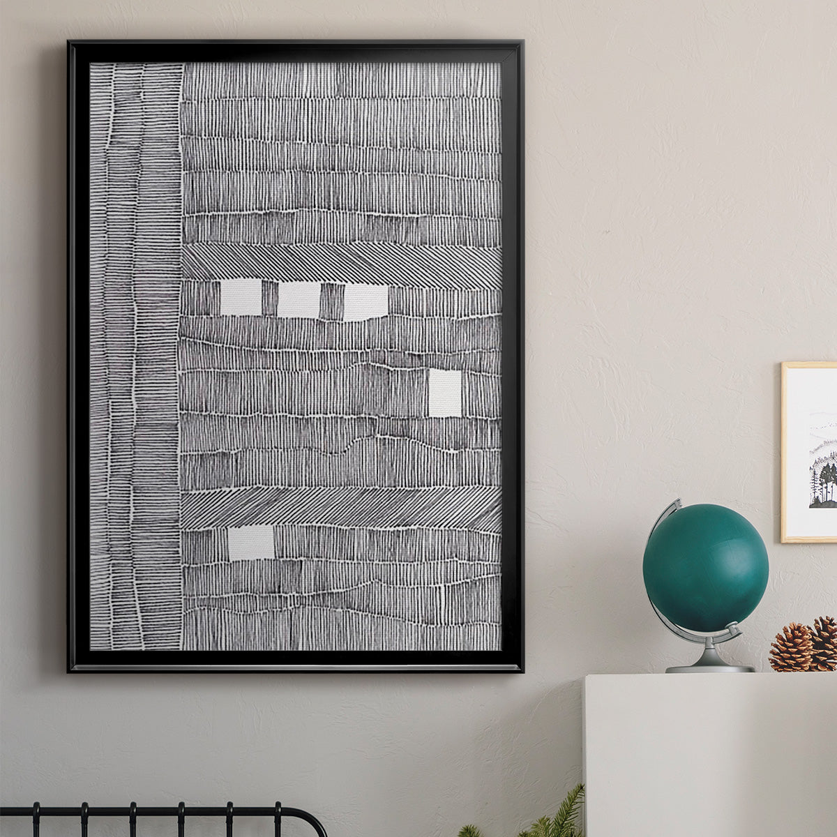 Tedious I - Modern Framed Canvas Print