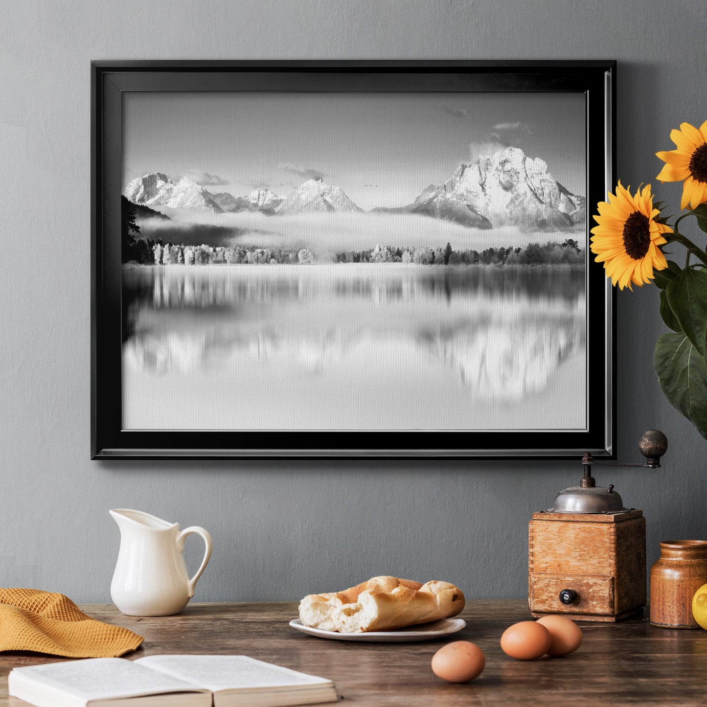 Peak Reflection Premium Classic Framed Canvas - Ready to Hang