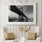 Manhattan Bridge - Barnwood Framed Art Print