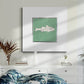 Block Print Fish VII-Premium Gallery Wrapped Canvas - Ready to Hang