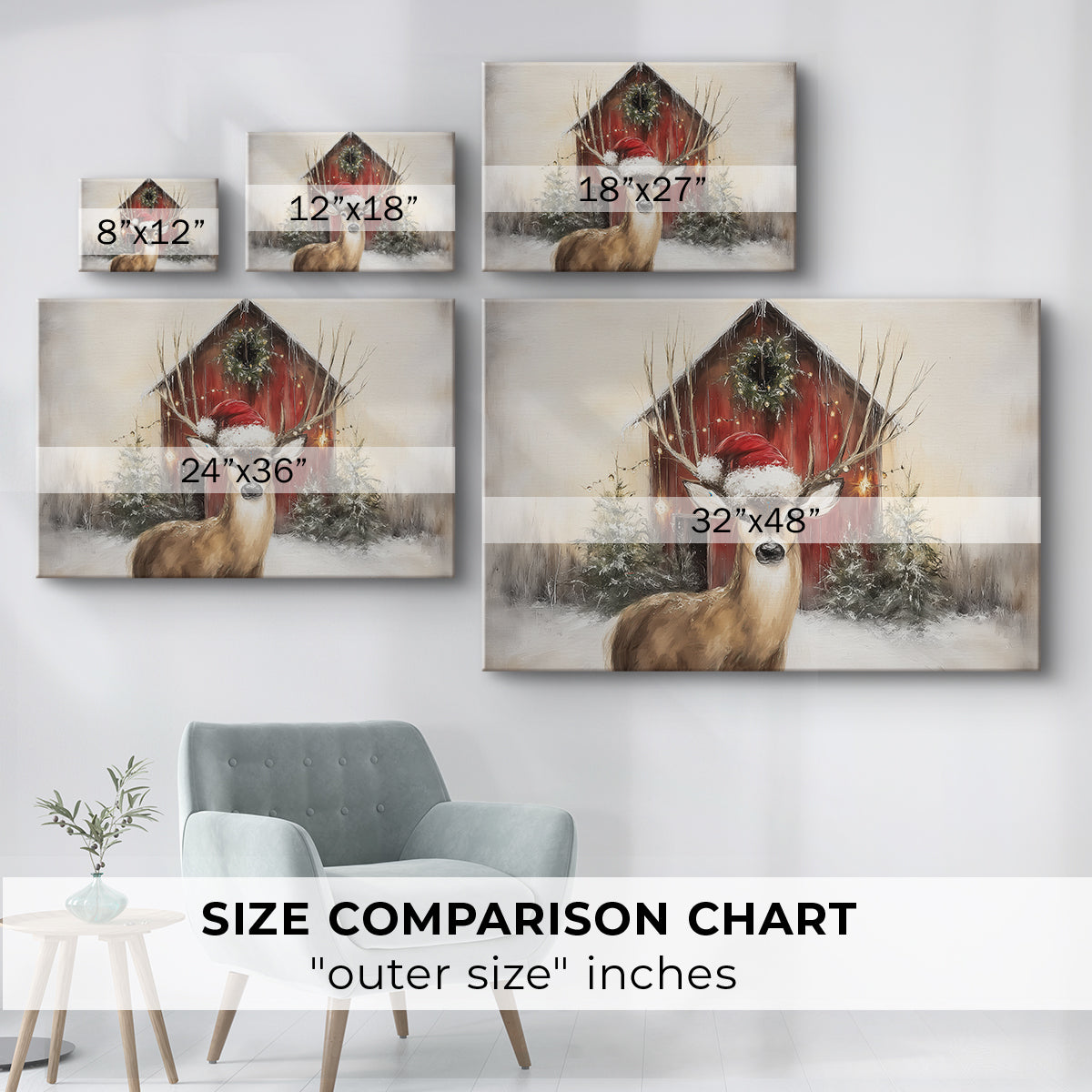 Gilded Manger Serenade - Canvas Art Print