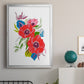 Brilliant Poppies II - Modern Framed Canvas Print