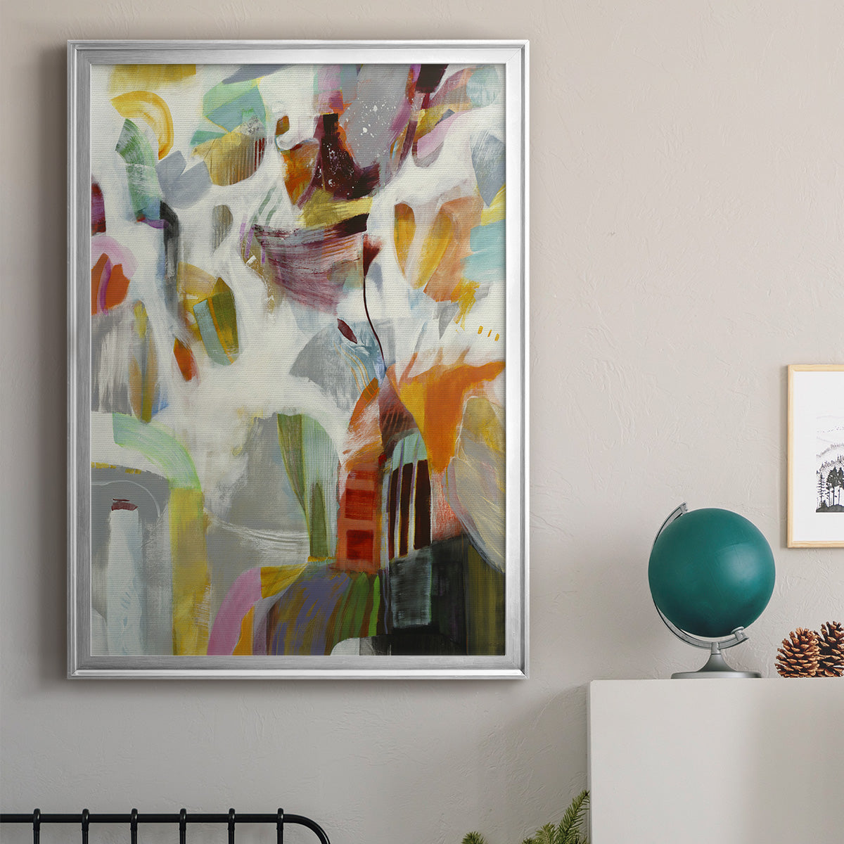 Renewal - Modern Framed Canvas Print