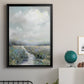 Peninsula Path - Modern Framed Canvas Print
