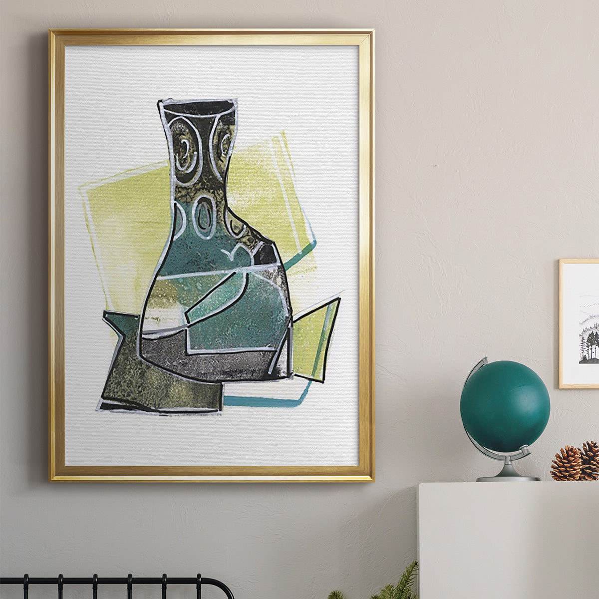 Jubilee Jugs I - Modern Framed Canvas Print