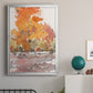 Watercolor Treeline Sketch II - Modern Framed Canvas Print