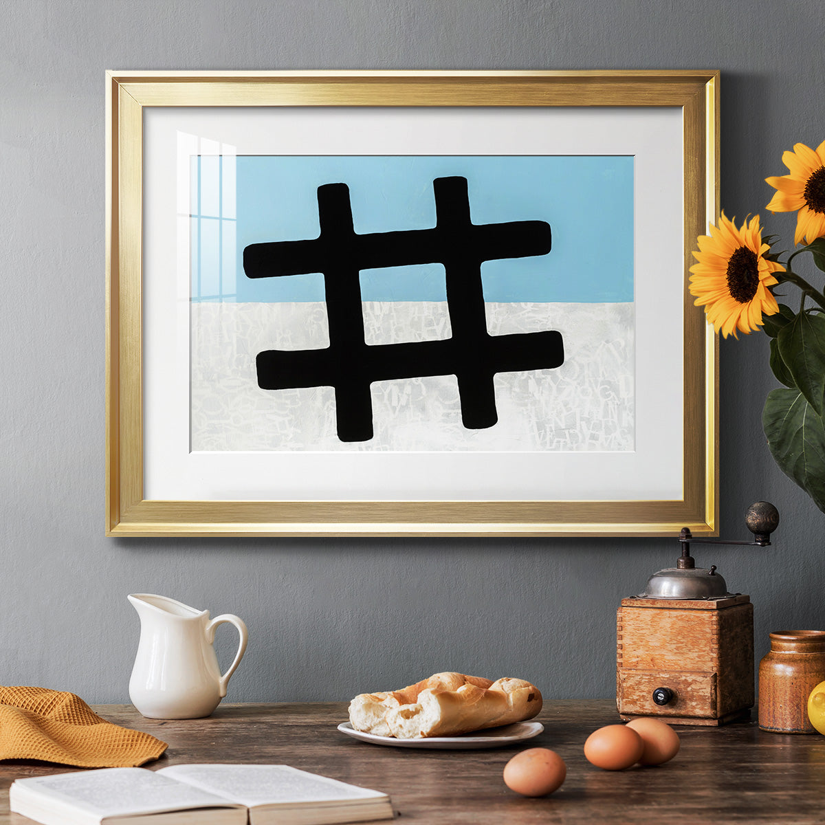 Hashtag Premium Framed Print - Ready to Hang