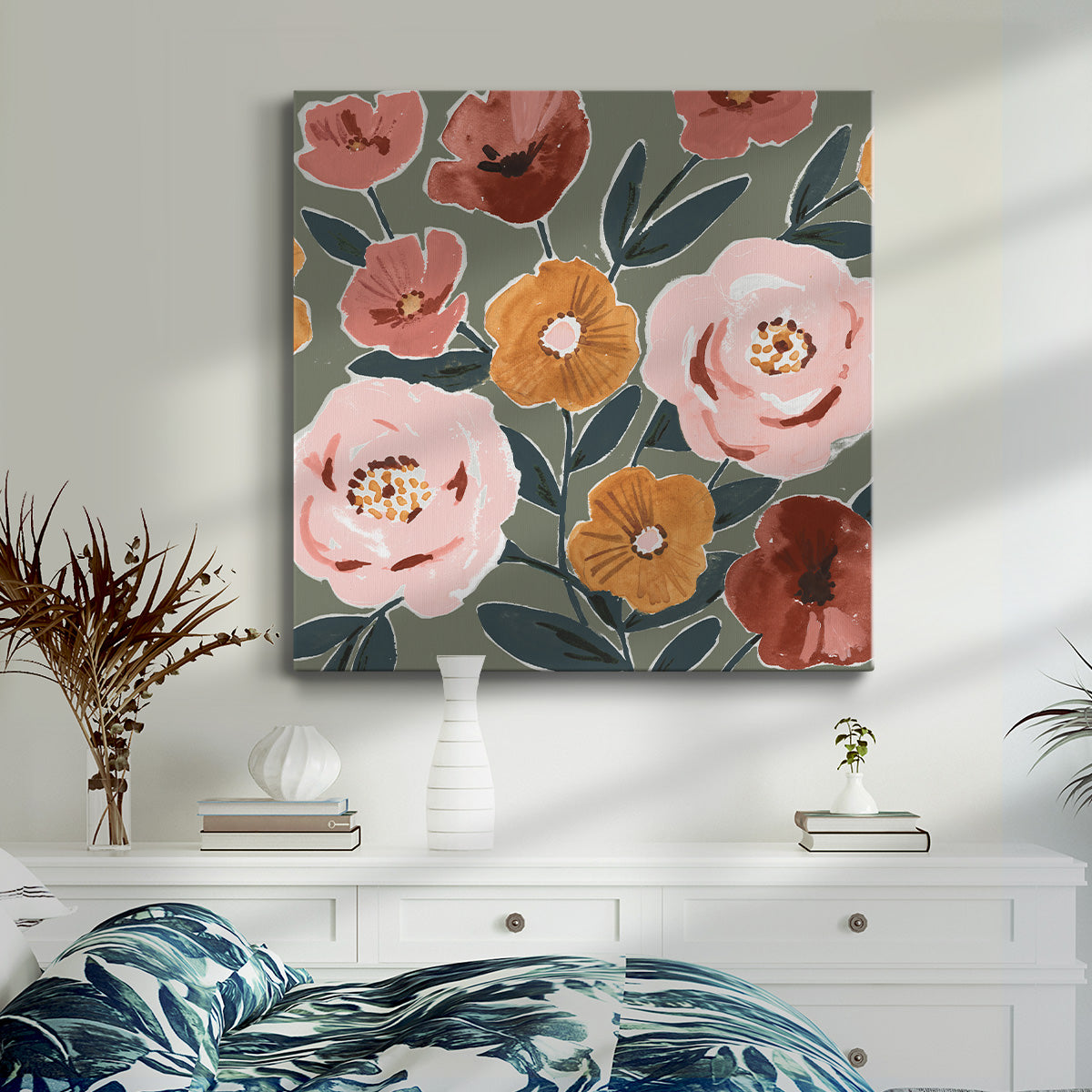 Fair Flowers I - Canvas Art Print