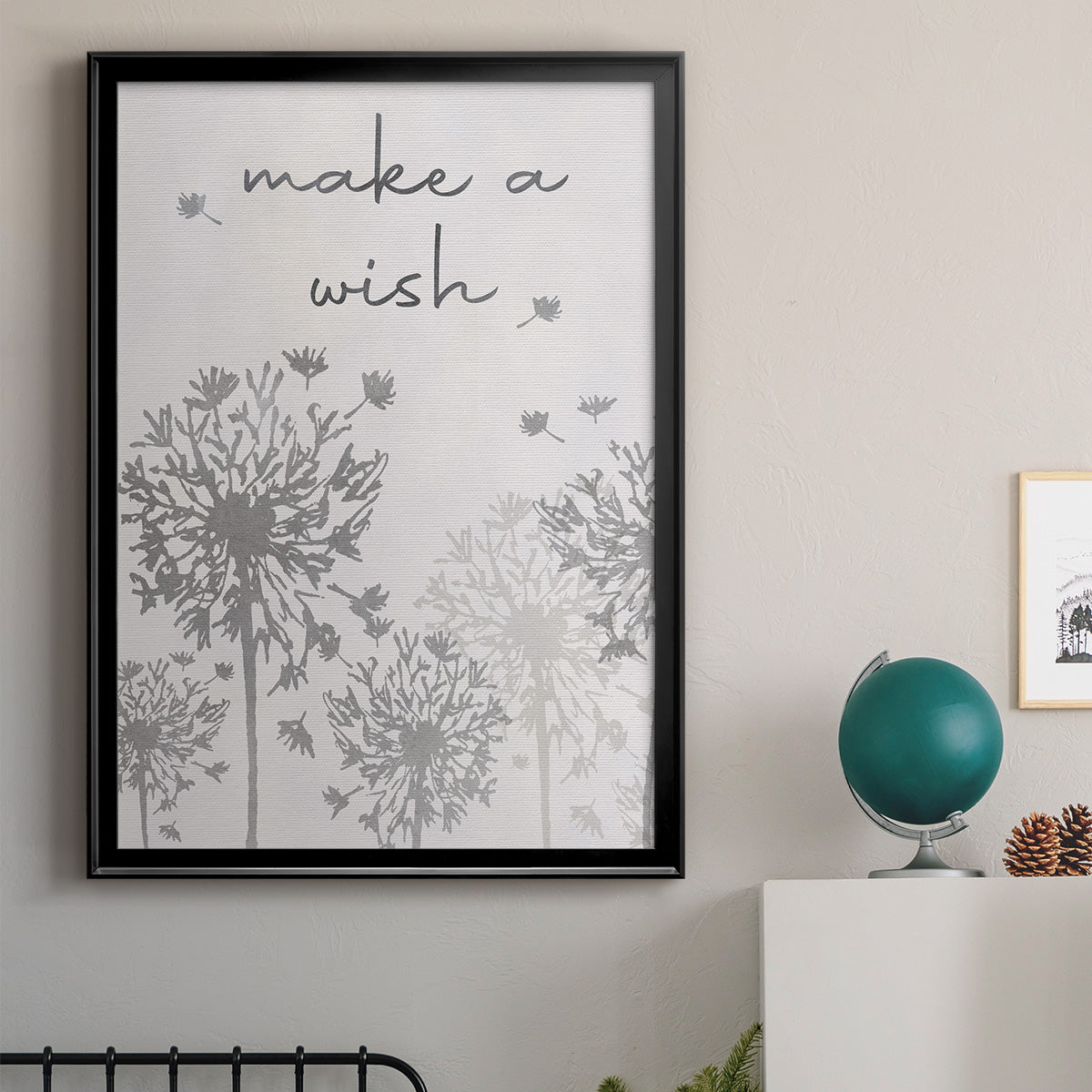 Make A Wish - Modern Framed Canvas Print