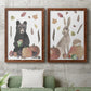 Cute Autumn Forest I - Premium Framed Canvas 2 Piece Set - Ready to Hang