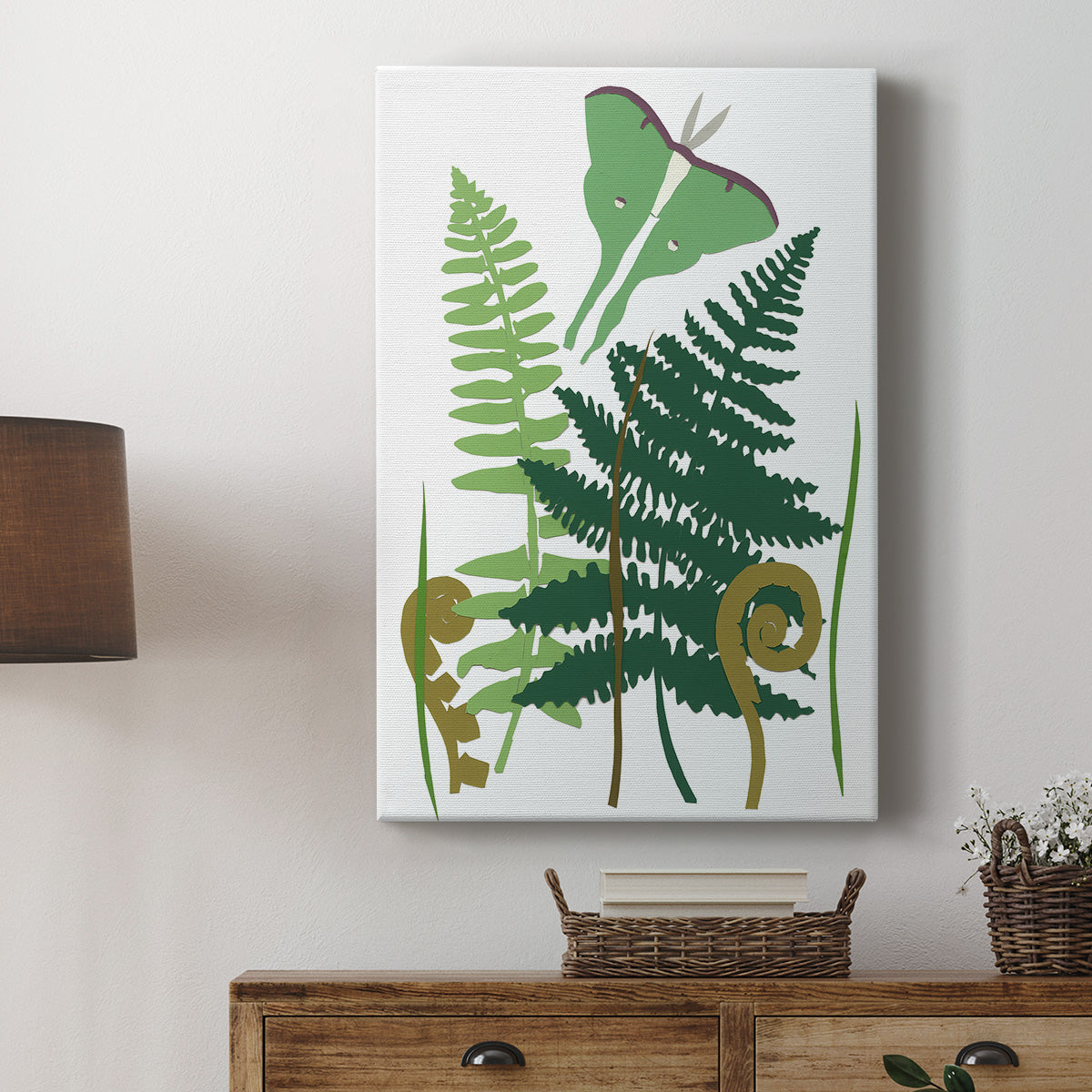 Fern Fantasy Garden I - Canvas Art Print