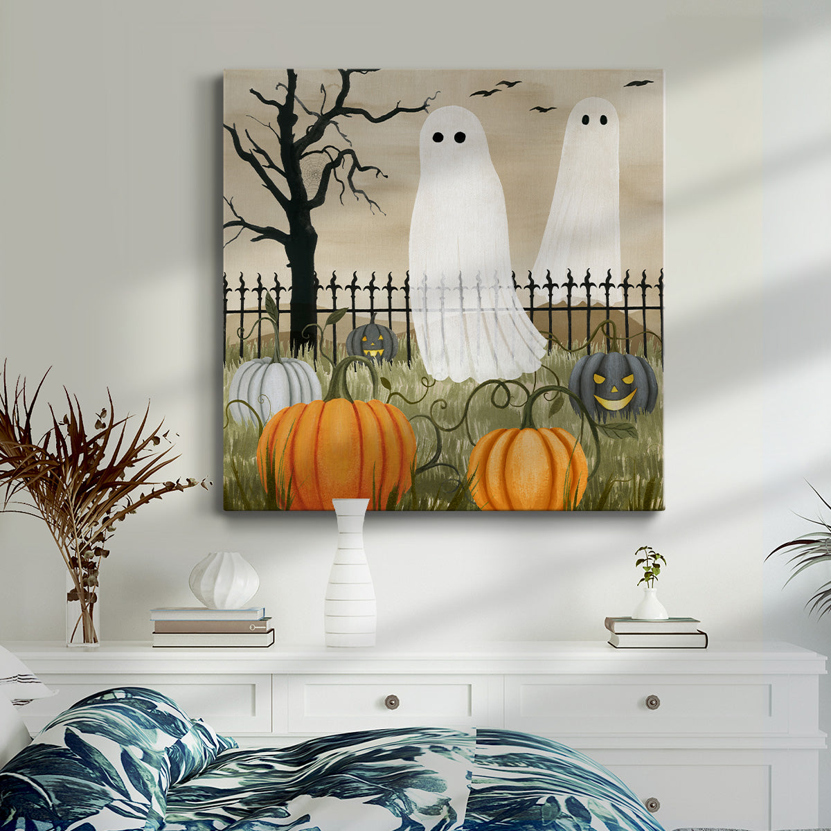 Haunted Pumpkin Patch I - Canvas Art Print