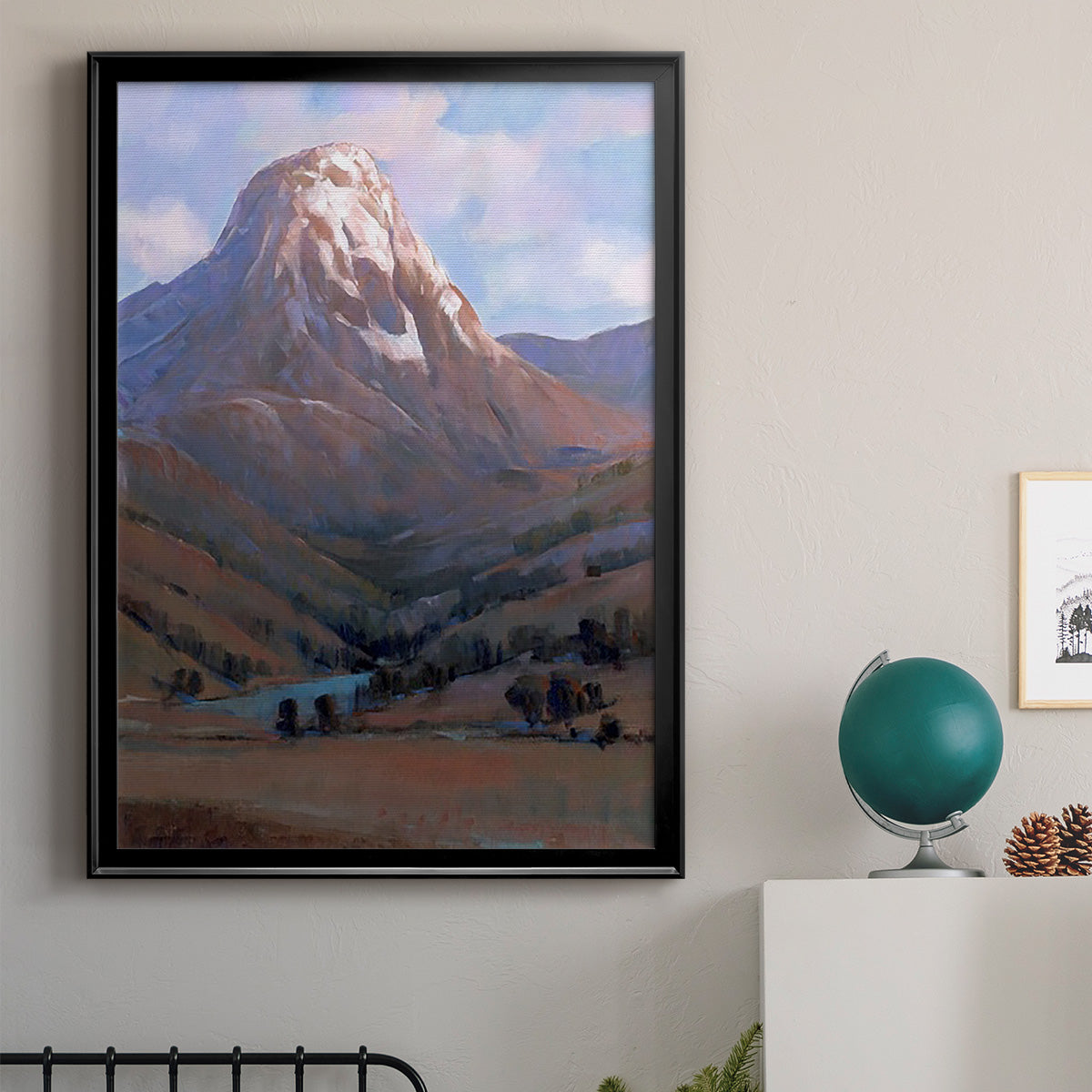 Epic I - Modern Framed Canvas Print