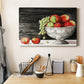 Watercolor Fruit Bowl I Premium Gallery Wrapped Canvas - Ready to Hang