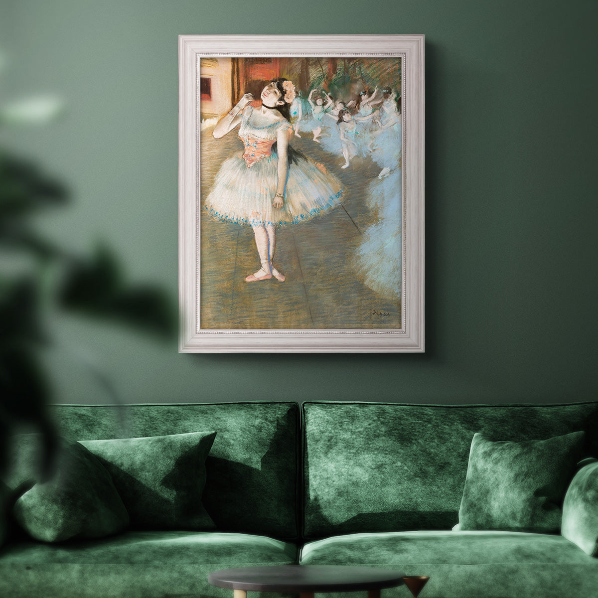The Star - Ornate Framed Canvas Print