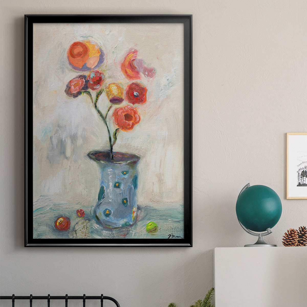 Fruit of Life - Modern Framed Canvas Print