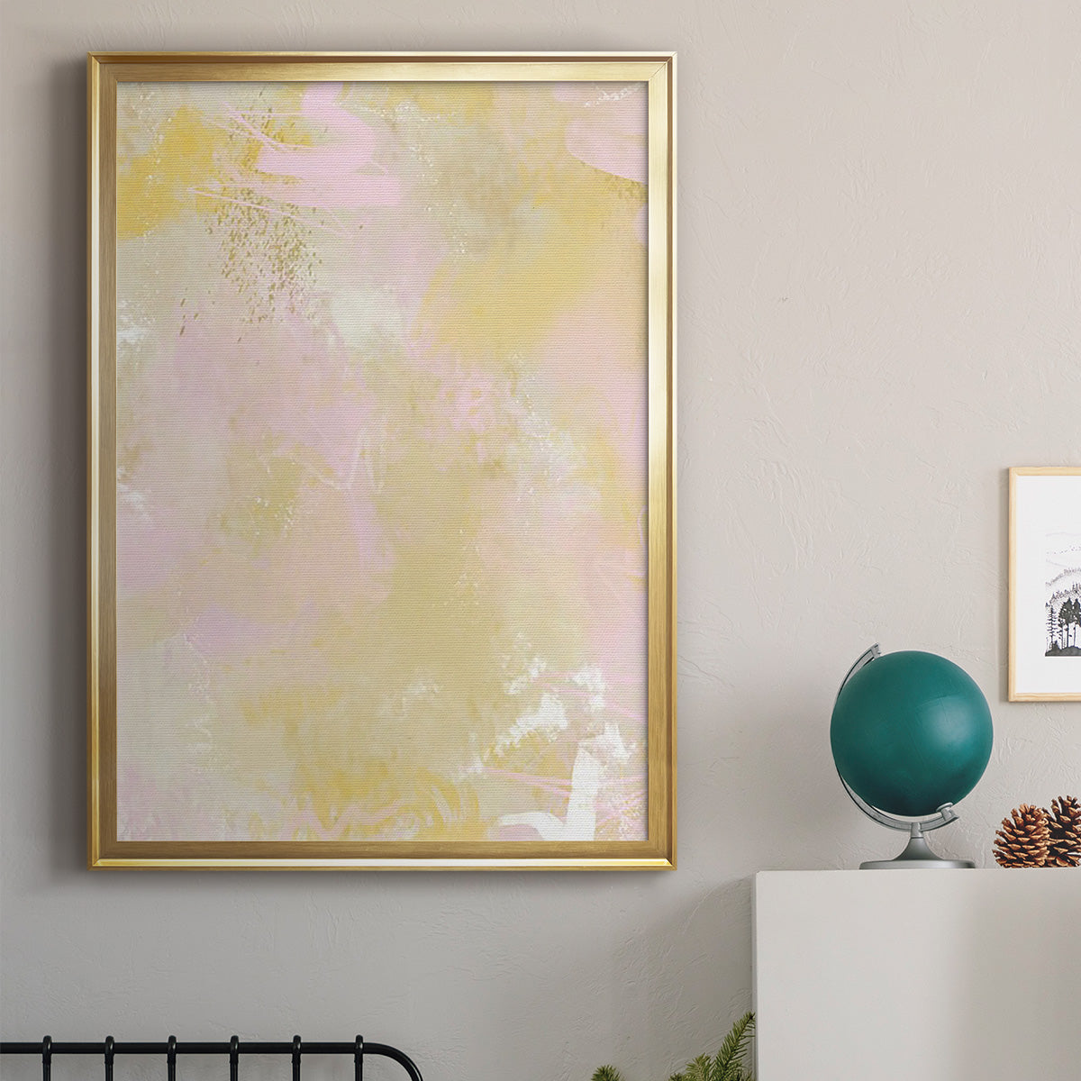 Lily's Laugh II - Modern Framed Canvas Print