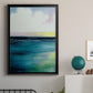 Sherbet Sunset Diptych I - Modern Framed Canvas Print