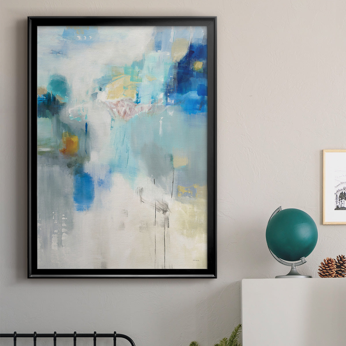 Celeste Motion I - Modern Framed Canvas Print