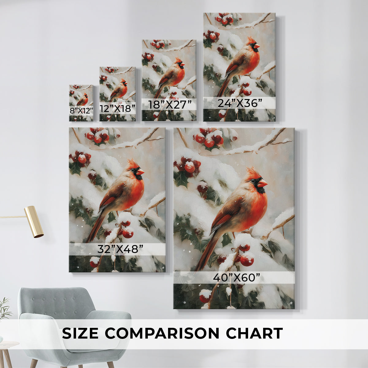 Sleigh of Golden Blessing - Canvas Art Print