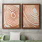 Wood Grain Suminagashi III - Premium Framed Canvas 2 Piece Set - Ready to Hang