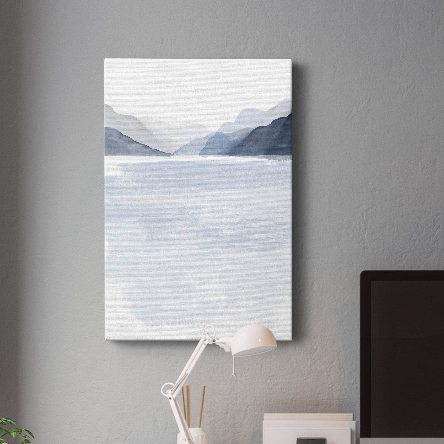 Glacial Lake II Premium Gallery Wrapped Canvas - Ready to Hang