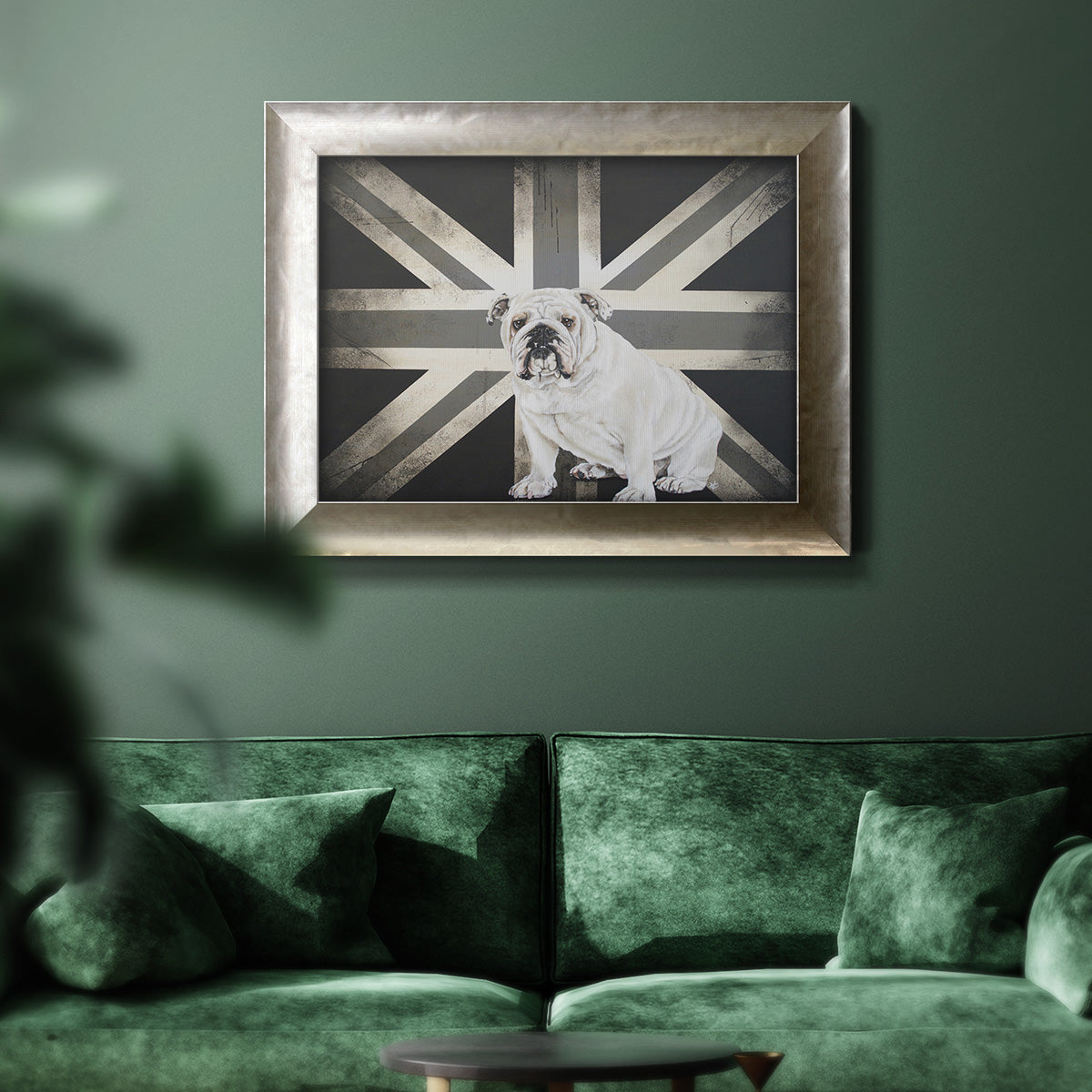 Best of British B&W Premium Framed Canvas- Ready to Hang