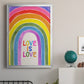 Love Loudly Collection B - Modern Framed Canvas Print
