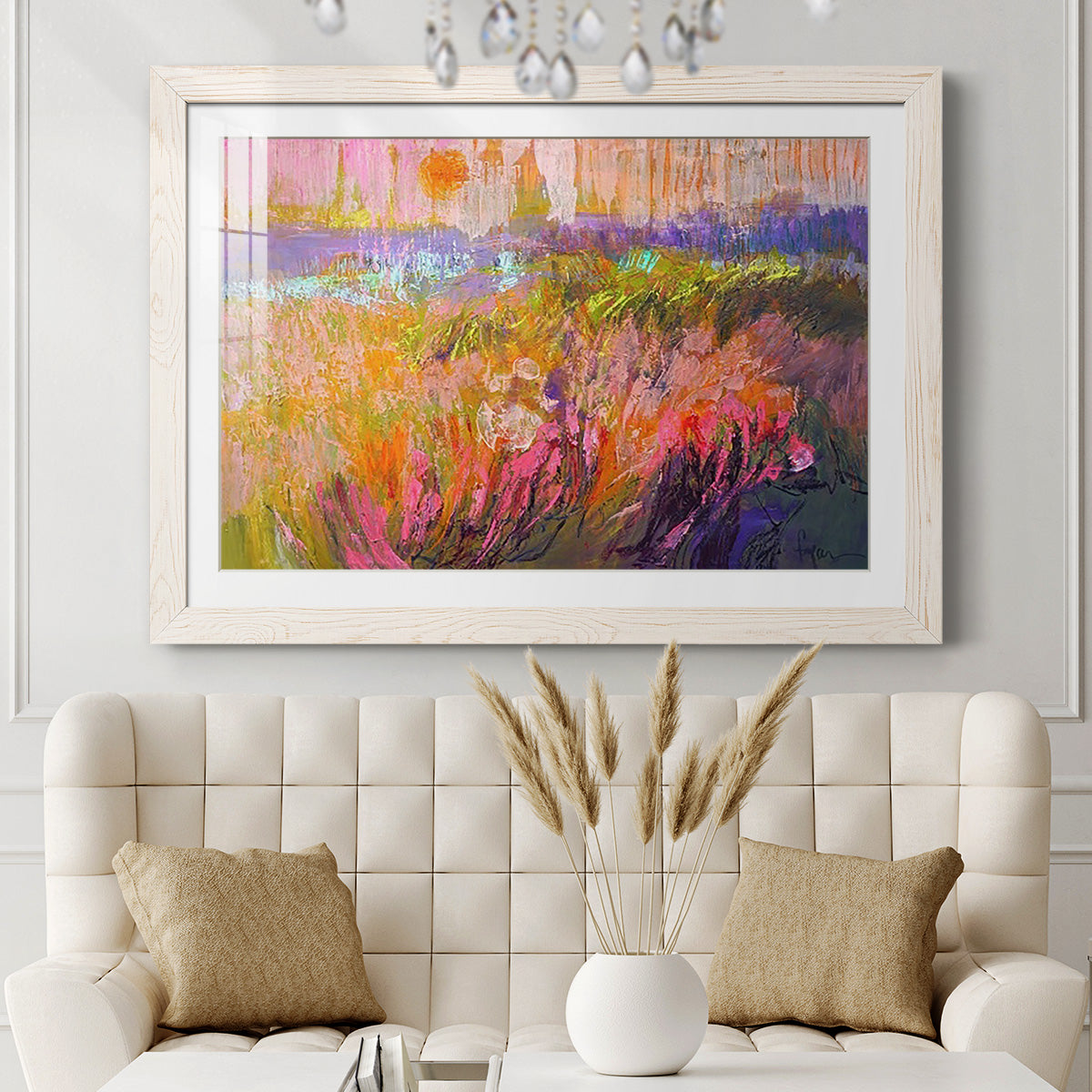 Among the Green Pastures VI - Barnwood Framed Art Print