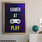 Gamer at Play VI - Modern Framed Canvas Print