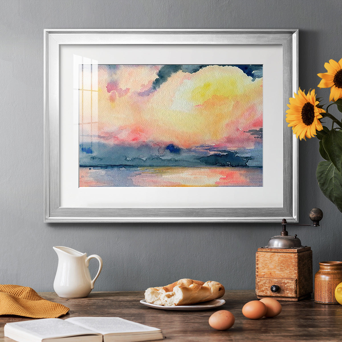 Prism Seascape III - Modern Framed Art Print
