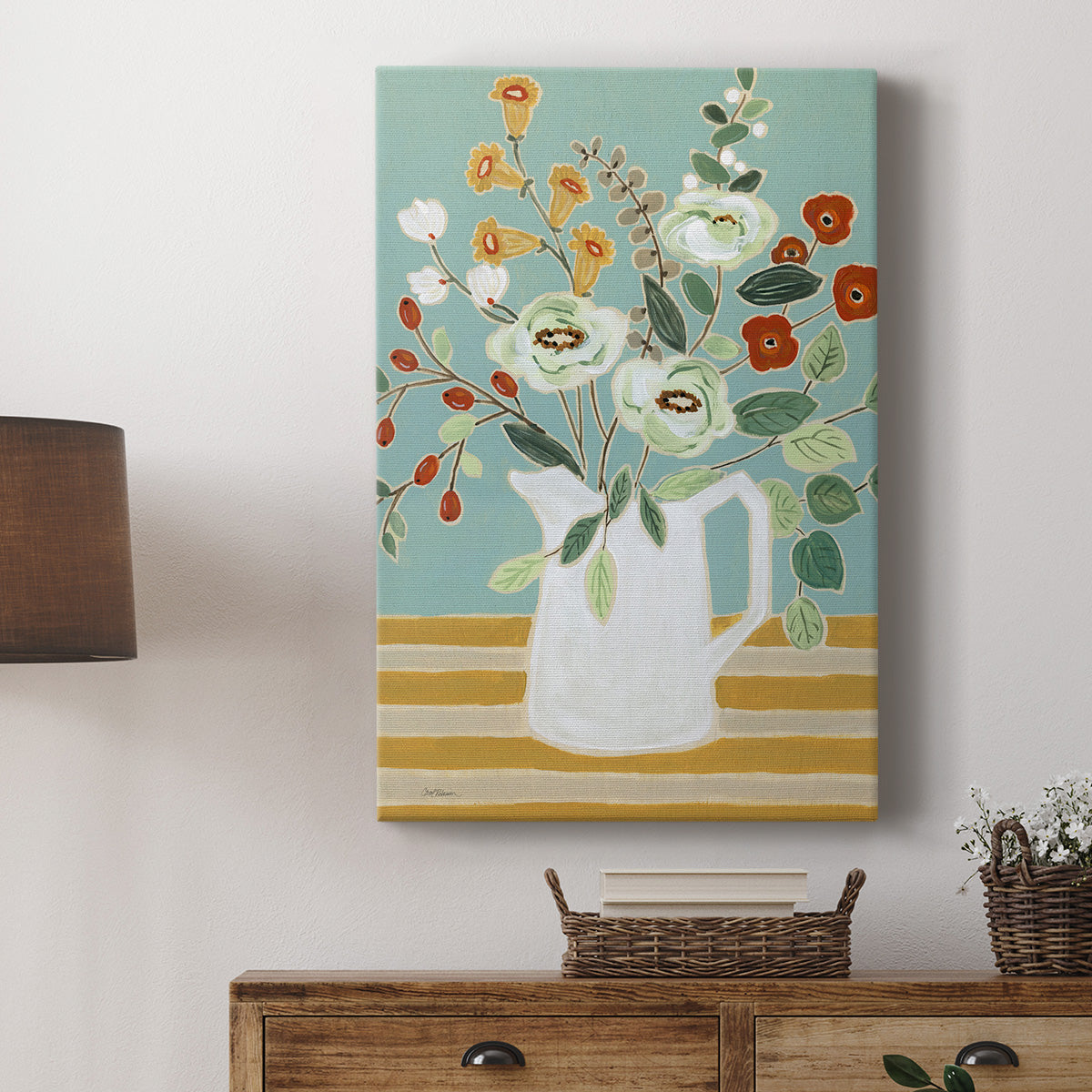 Joyful Blossoms II - Canvas Art Print