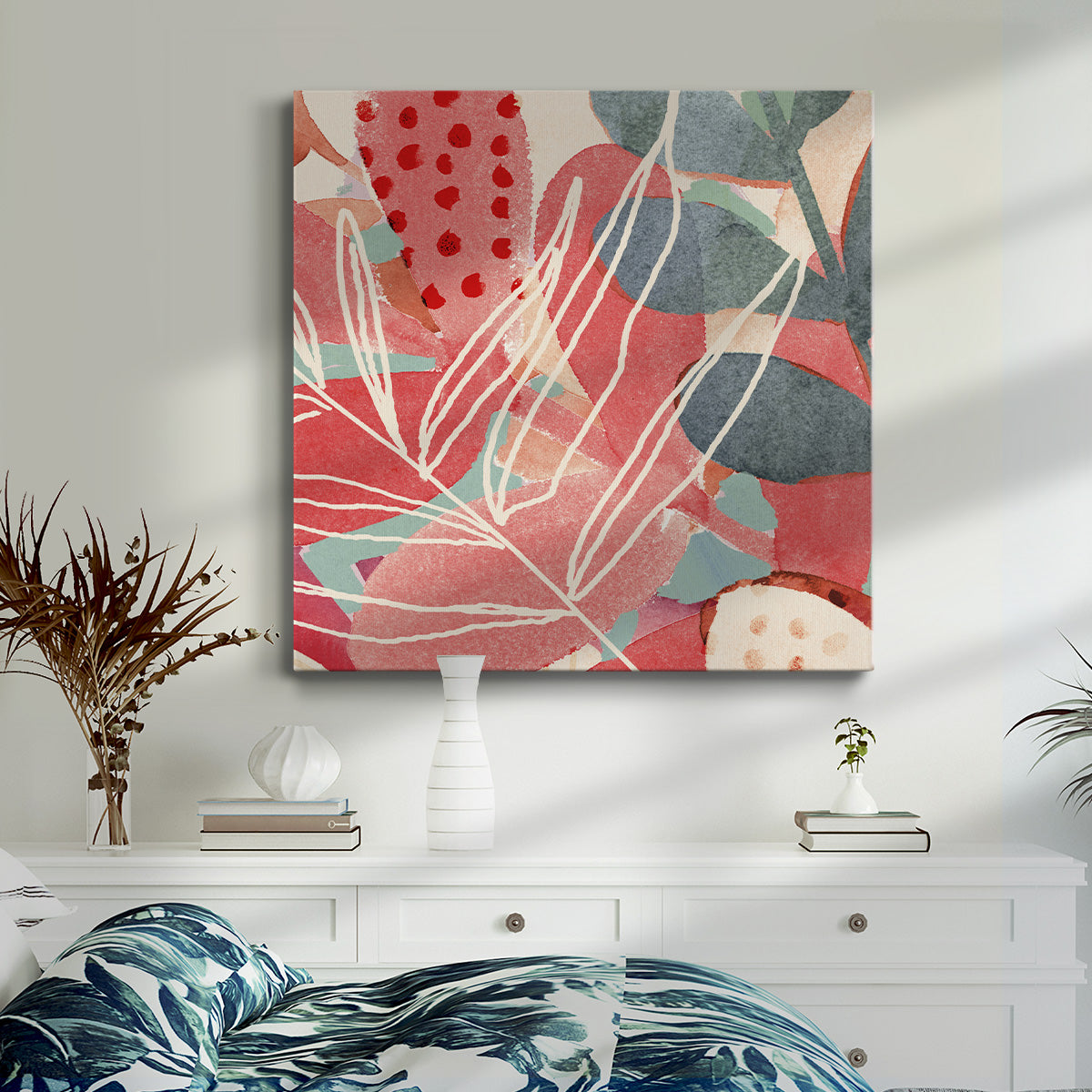 Tropical Assemblage IV - Canvas Art Print